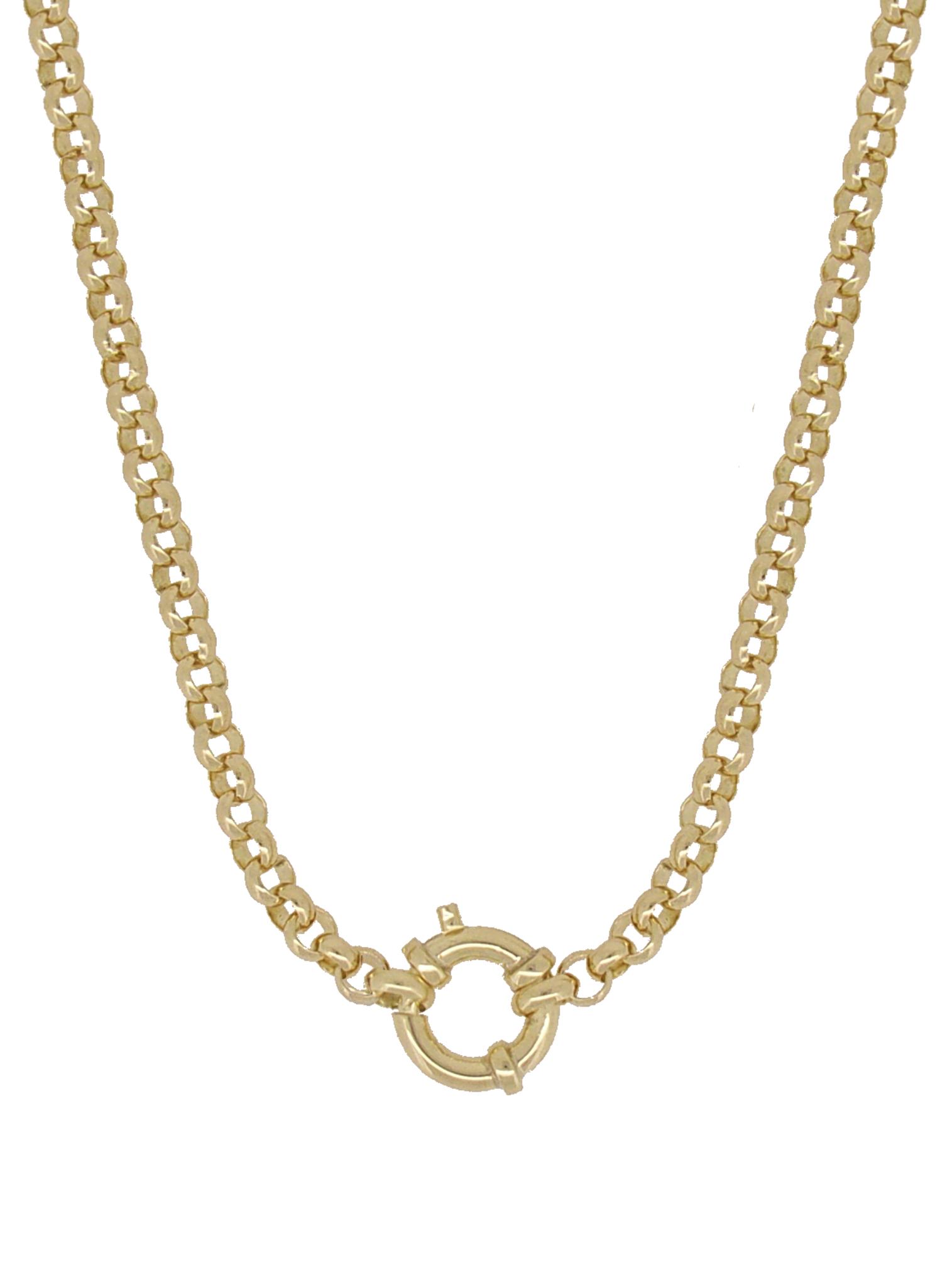 50cm Belcher Chain Necklace in 9ct Yellow Gold